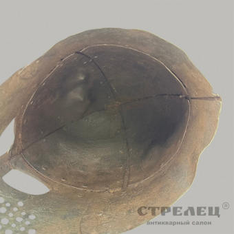 фото — шлем итало-норманнский с защитной маской, кон. 19 - нач. 20 в.